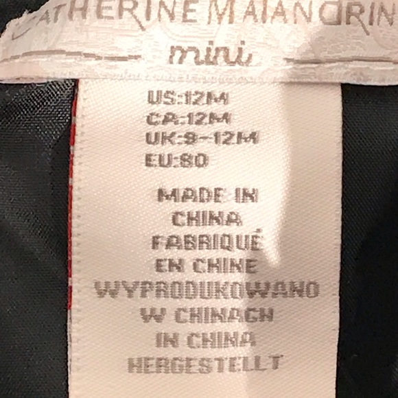 Catherine Malandrín black mini jacket size 12 - Picture 6 of 6